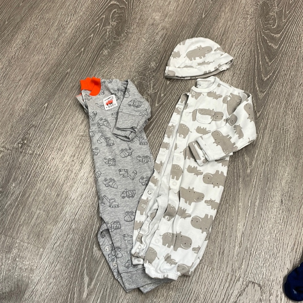 3 month boy sleepers